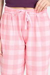 Zivame Farm Lore Knit Cotton Pyjama Set - Blackberry Wine — thumbnail 7